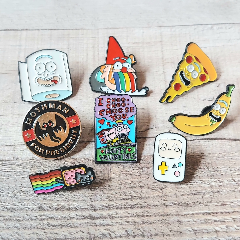 Novelty Enamel Pin Lot Funny Pins